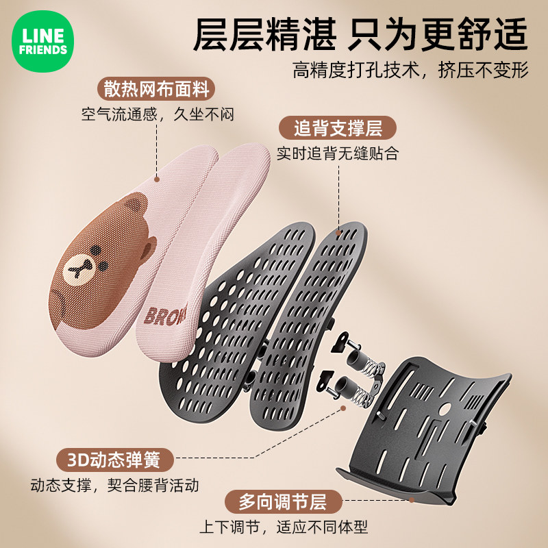 办公室腰靠座椅靠垫护腰靠背腰部支撑椅腰垫工位久坐人体工学腰托,淘宝优惠券,粉丝福利购,淘宝优惠卷