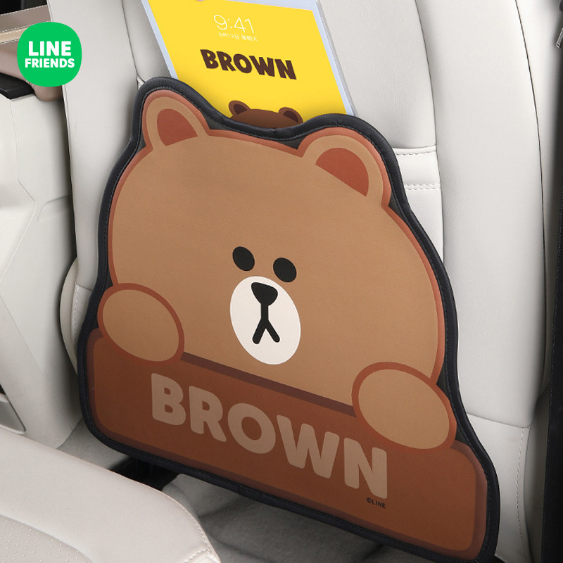 可爱汽车防踢垫后排通用车载卡通座椅后座防磨垫儿童车内后背防脏,淘宝优惠券,粉丝福利购,淘宝优惠卷