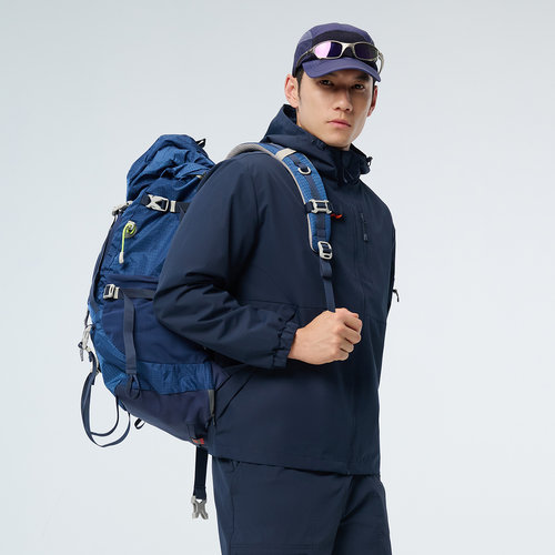 outdoor products 加州云雀梭织外套男防泼水户外连帽外套通勤 - 图0