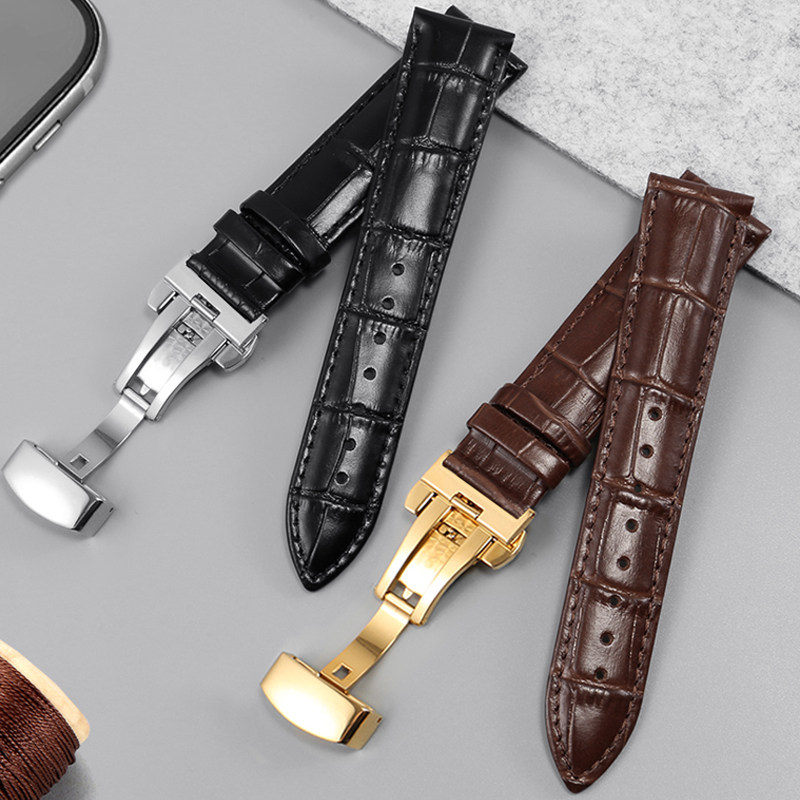 真皮代用卡西欧dw西铁城天王手表带 古图配件