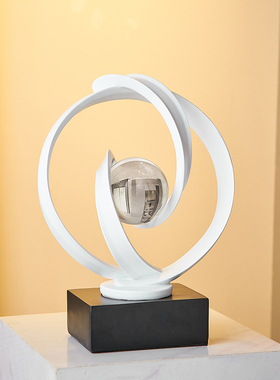 时来运转轻奢高档酒柜装饰摆件