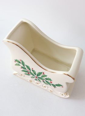 出口美国描金假日系列雪橇圣诞