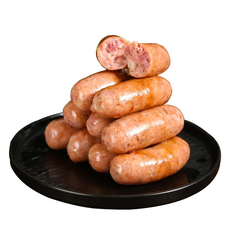 芮美达旗舰店麻辣火山石烤肠纯肉1500g 地道肠纯肉肠热狗肠四川麻辣香肠批发3