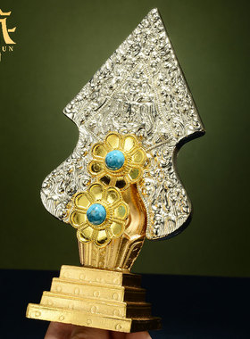 家用桌面藏式八供朵玛食子摆件