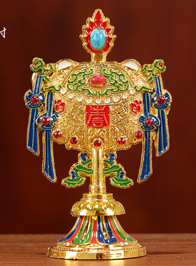 合金彩绘雕花家用桌面摆件