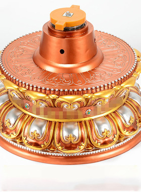 藏村家用树脂电动转轮摆件