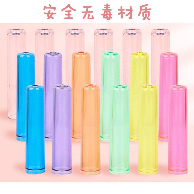 透明铅笔笔帽小学生笔尖保护套三角六角杆笔套儿童学习文具用品 - 图2