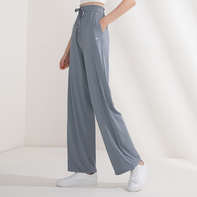 新款茉寻冰丝防晒女夏凉感阔腿裤 茉寻休闲裤