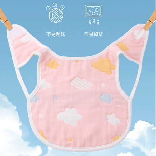 Детский нагрудник, хлопковый слюнявчик, марлевое детское водонепроницаемое демисезонное полотенце для новорожденных для еды