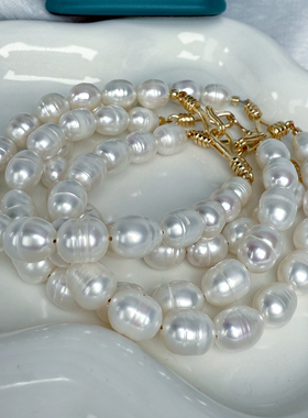 强光无核水滴米珠天然淡水珍珠手链多用可叠戴