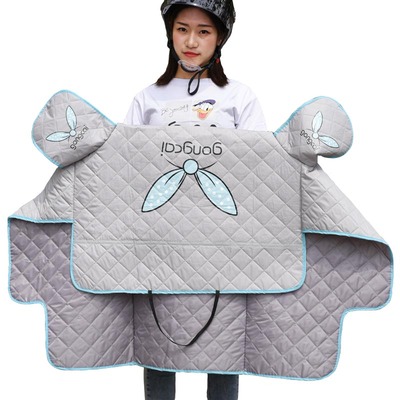 电动车电瓶车挡风罩夏季防晒罩挡风被摩托车电车防风遮阳夏天薄款