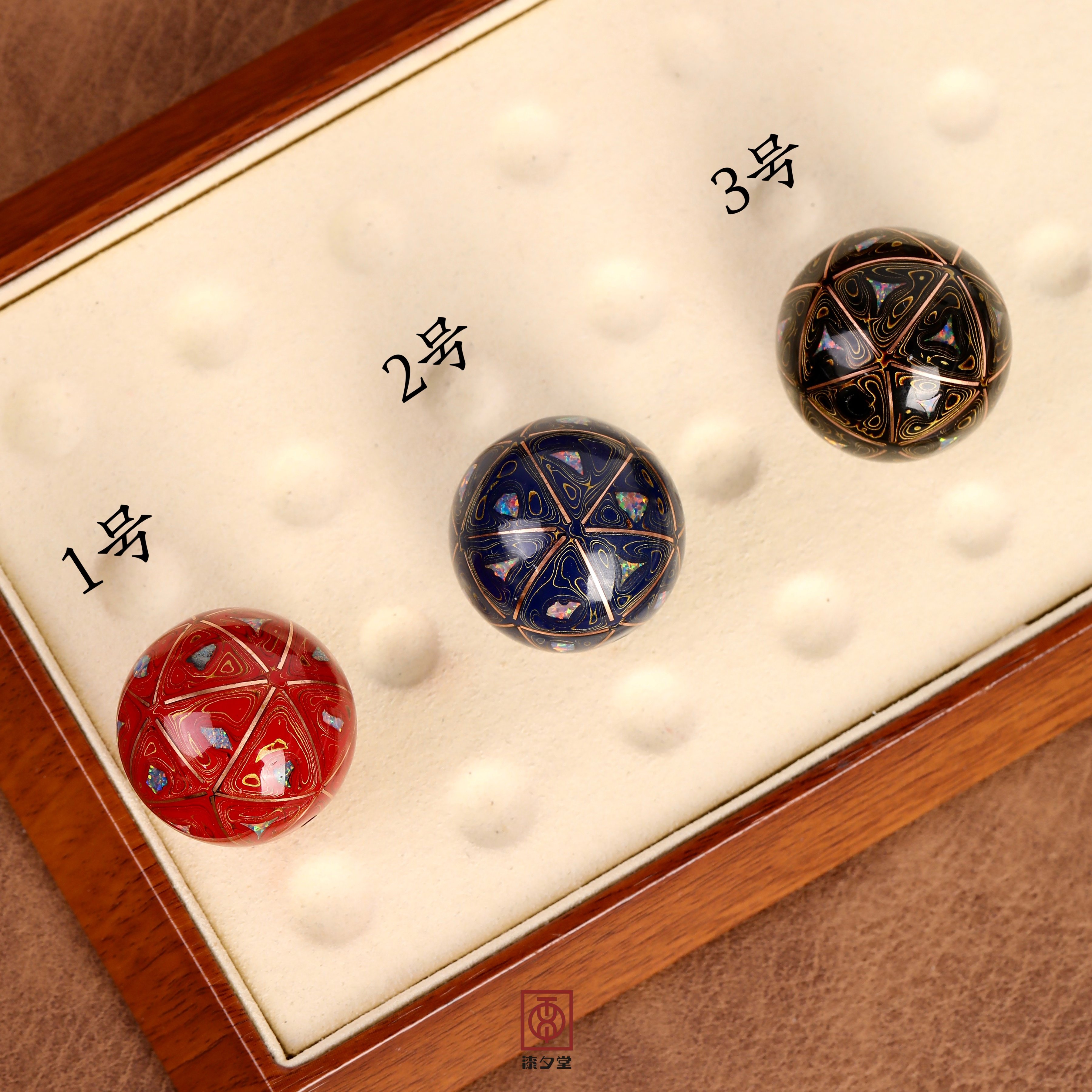 非遗匠心工艺大漆珠单珠散珠手串漆器中国风手工艺品30mm圆珠DIY,淘宝优惠券,粉丝福利购,淘宝优惠卷