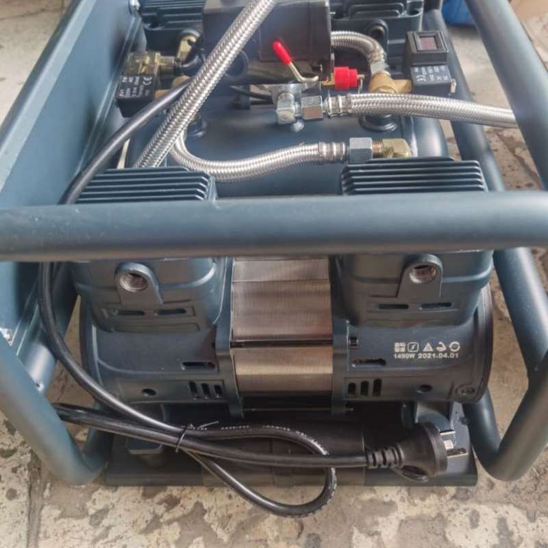 圣帕智造探索静音无油空压机小体积 6l工业喷漆,真石漆图,木工