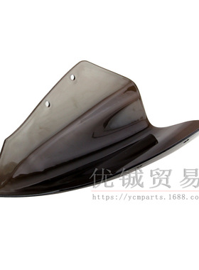 M3挡风玻璃黑色含安装附件 小猴子挡风玻璃 小怪兽摩托车仪表风档