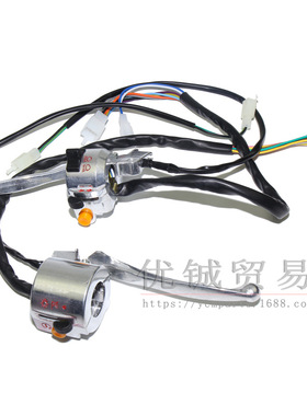 欧版小龟王组合开关 开关总成左右刹把 小龟王电动车配件组合刹把