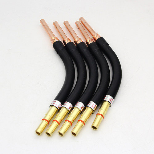 华尔佳二保焊机焊枪配件350A弯管500A紫铜鹅颈管弯杆200A500A连杆 - 图3