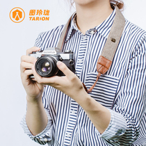 TARION Camera Shoulder Strap Hanging Neck Retro National Wind Micro Single Eye Camera Single Eye Decompression Photography Cuddling Bag