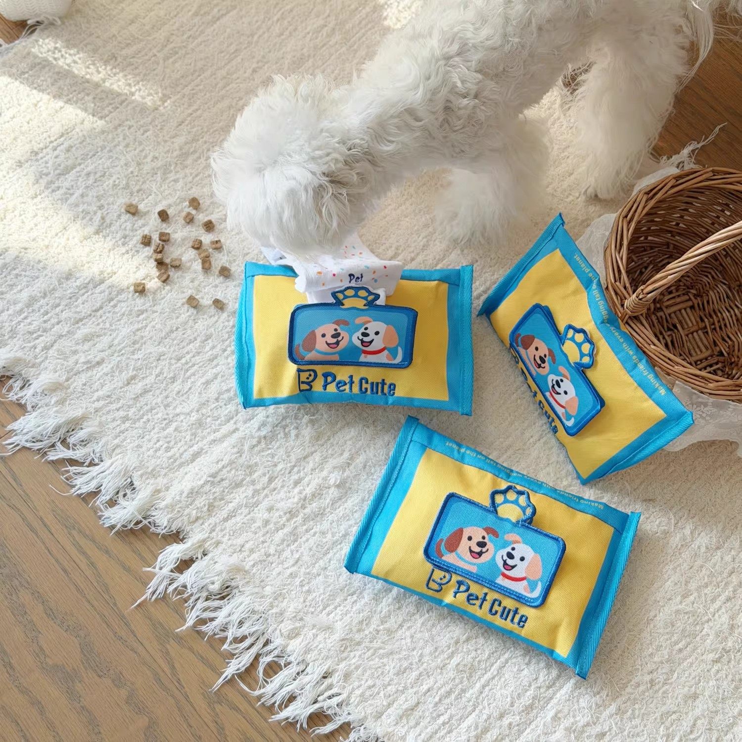 新款宠物玩具狗狗嗅闻训练湿纸巾 耐咬藏食漏食益智训练自嗨玩具,淘宝优惠券,粉丝福利购,淘宝优惠卷