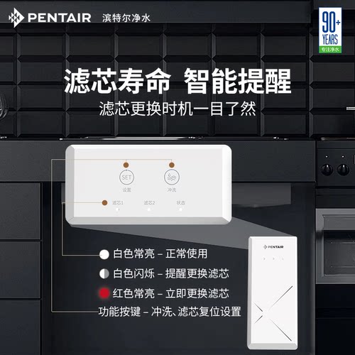 滨特尔净水器RO反渗透家用大流量净水直饮机EZ6000/EZ5000 - 图0
