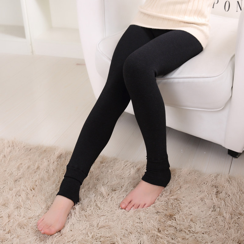 儿童打底裤加绒加厚秋冬保暖裤女童踩脚九分两用小女孩棉裤一体绒,淘宝优惠券,粉丝福利购,淘宝优惠卷