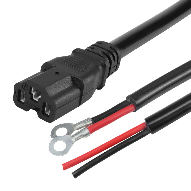 电动瓶车充电器品字加长电源线逆变器输出线双母头三竖放4平方T型,淘宝优惠券,粉丝福利购,淘宝优惠卷