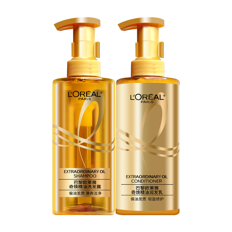 欧莱雅大金瓶奇焕炫亮护色锁护发素 隆蕊居家日用洗发水