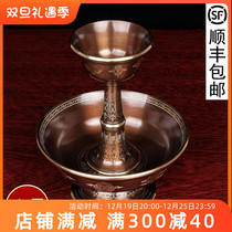 Indian pure copper 8 auspicious protective cup for wine glasses pure copper Supplies pendulum small caliber 7 8