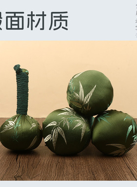 艾草养生锤丝绸经络拍打按摩锤艾灸锤伴手礼节日竹叶香囊端午礼盒