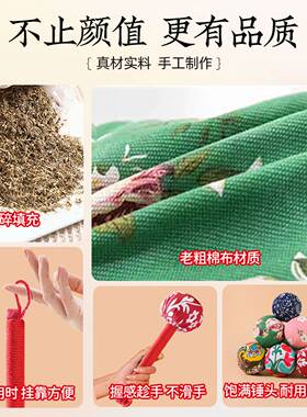 新年热销艾草艾灸养生按摩锤定制礼盒装艾草锤手工伴手礼