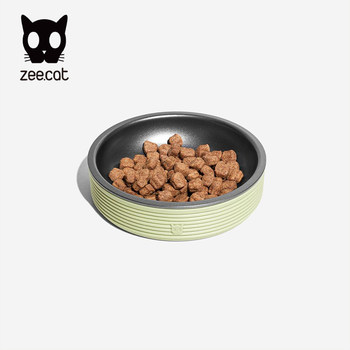 Zee.Cat Cat Bowl Duo Iron Food Bowl Water Bowl Detachable Non-Stick Coating Design ອຸປະກອນສັດລ້ຽງ