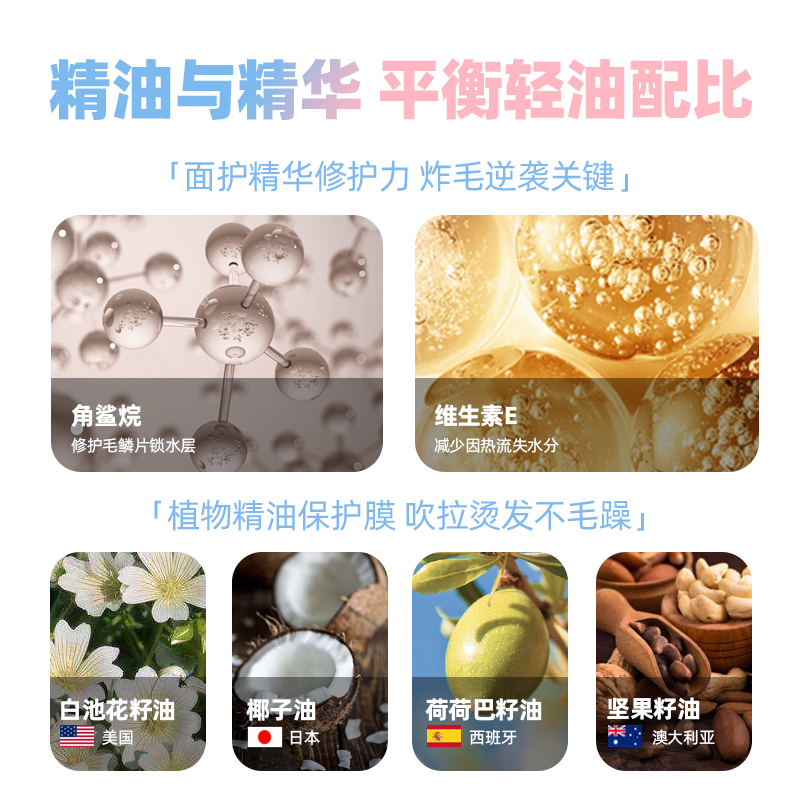 triptychoflune三谷旗舰店三谷香氛护发精油 改善毛躁干枯柔顺修护烫染受损头发精油女士2