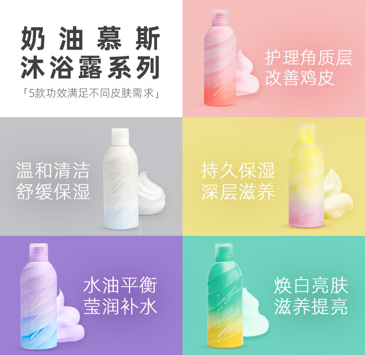 triptychoflune三谷旗舰店三谷氨基酸慕斯女沐浴露正品留香烟酰胺沐浴液保湿补水0