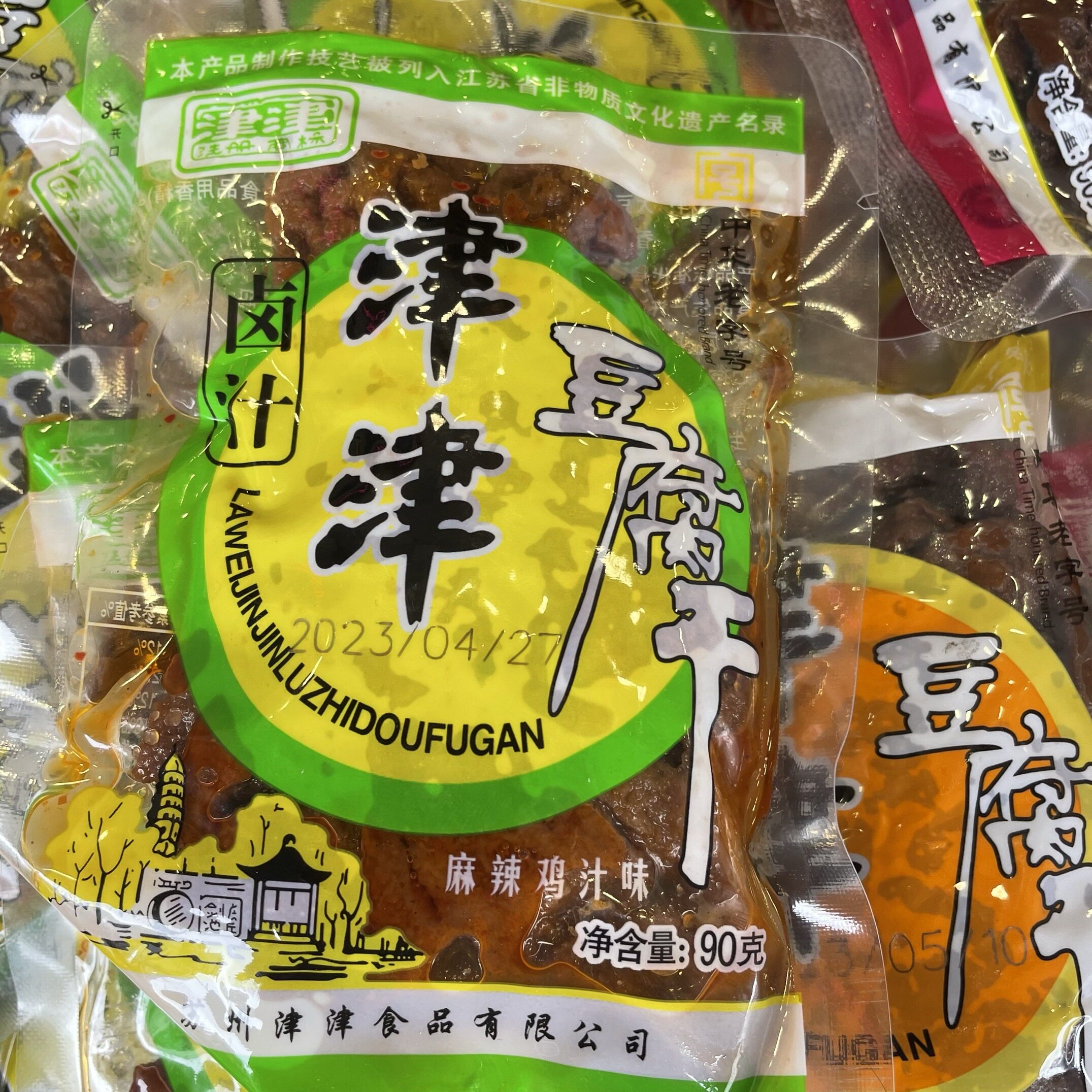 津津锁鲜豆干苏州特色蜜汁豆干零食小吃苏式卤汁即食豆干下饭菜