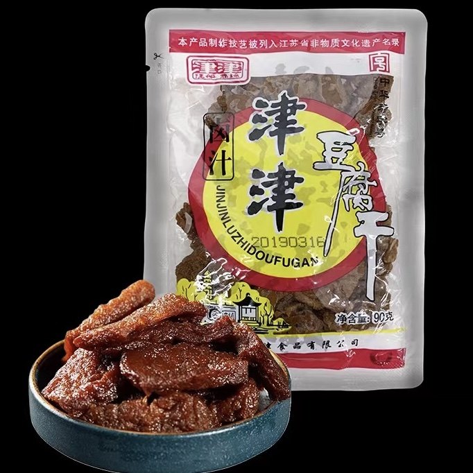 津津锁鲜豆干苏州特色蜜汁豆干零食小吃苏式卤汁即食豆干下饭菜