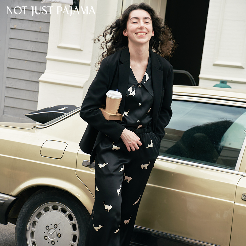 「姚晨同款 not just pajama睡衣 notjustpajama睡衣/家居服套装