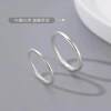 9999 sterling silver ring sterling silver ring fashionable and versatile jewelry