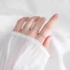 9999 sterling silver ring sterling silver ring fashionable and versatile jewelry