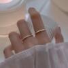 9999 sterling silver ring sterling silver ring fashionable and versatile jewelry
