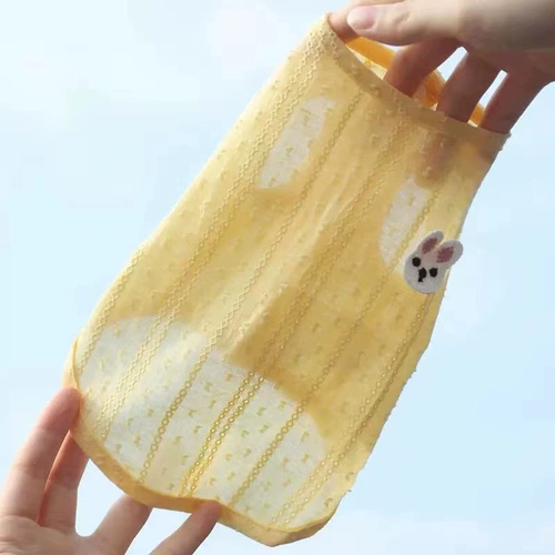 Одежда для домашних животных летняя тонкая сетчатая одежда кошка Антиоплата Ультратипные дышащие собачьи насекомые и комары на солнцесуждении летний жилет