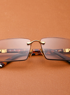 高端舒适水晶眼镜清凉切边商务款