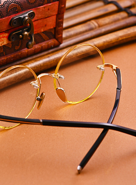 眼镜竹叶青清凉水晶石头镜