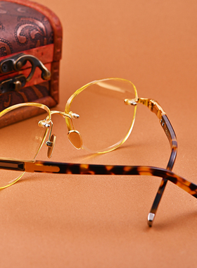 太阳镜石头竹叶青黄水晶弯度