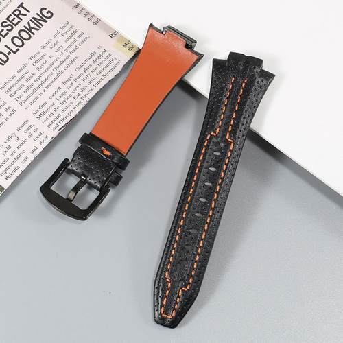 真皮手表带适配精工Sportura系列SNL017P1/029P2/021SP1/SNA595P2 - 图1