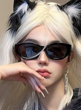 墨镜女猫眼rose高级美式ins开车防紫外线晒高级感大脸2025新款夏