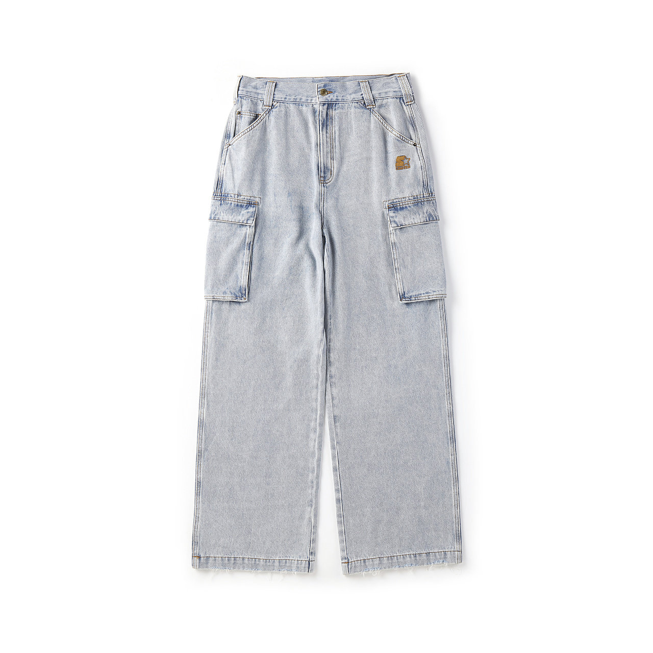 STARTER牛仔裤男款复古时尚百搭宽松显瘦做旧工装裤棉长裤裤子,淘宝优惠券,粉丝福利购,淘宝优惠卷