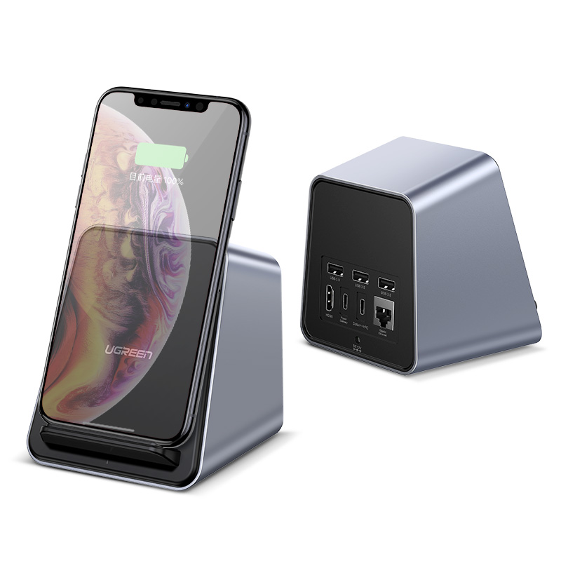 绿联维联特专卖店绿联typec扩展坞macbookpro/air拓展坞usb3.0笔记本配件hdmi网卡接口转换器无线快充电11Pro适用苹果手机电脑0