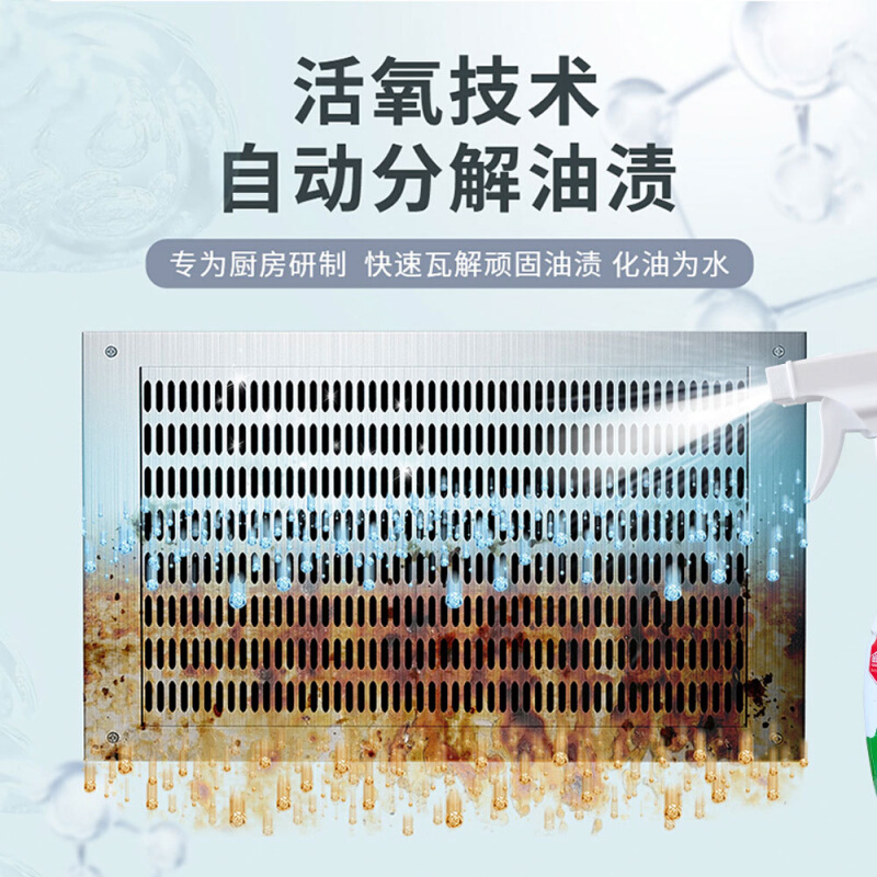 油污净厨房去重油污清洁剂泡沫除油污净油烟机煤气灶家用清洗剂-图2