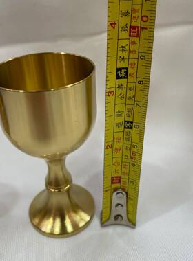 黄铜酒杯  供奉神佛财神酒盅中式杯子供酒供水杯供奉用品