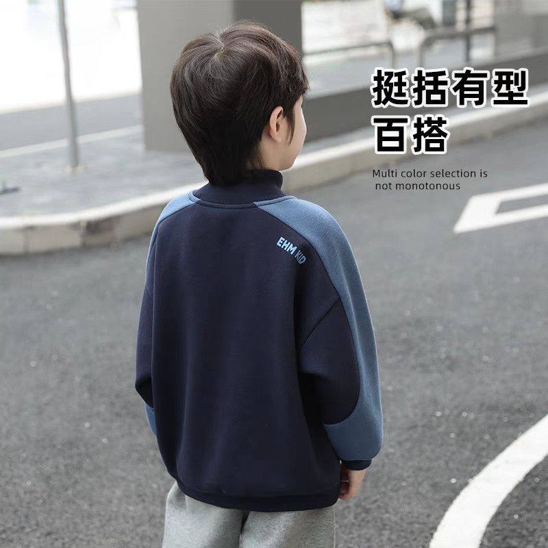 男童卫衣冬季加绒加厚中大童半高领外穿上衣儿童保暖外套打底衫潮,淘宝优惠券,粉丝福利购,淘宝优惠卷