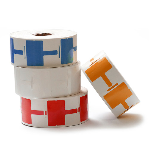开玛GW08-01 打印标签 33mm*24mm+30mm 500片/卷 蓝色 - 图0